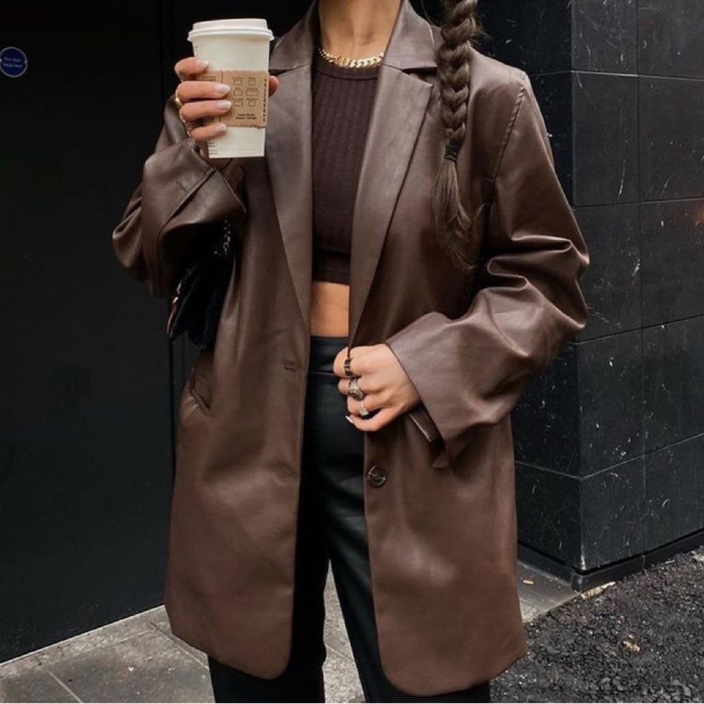 Leather Coat